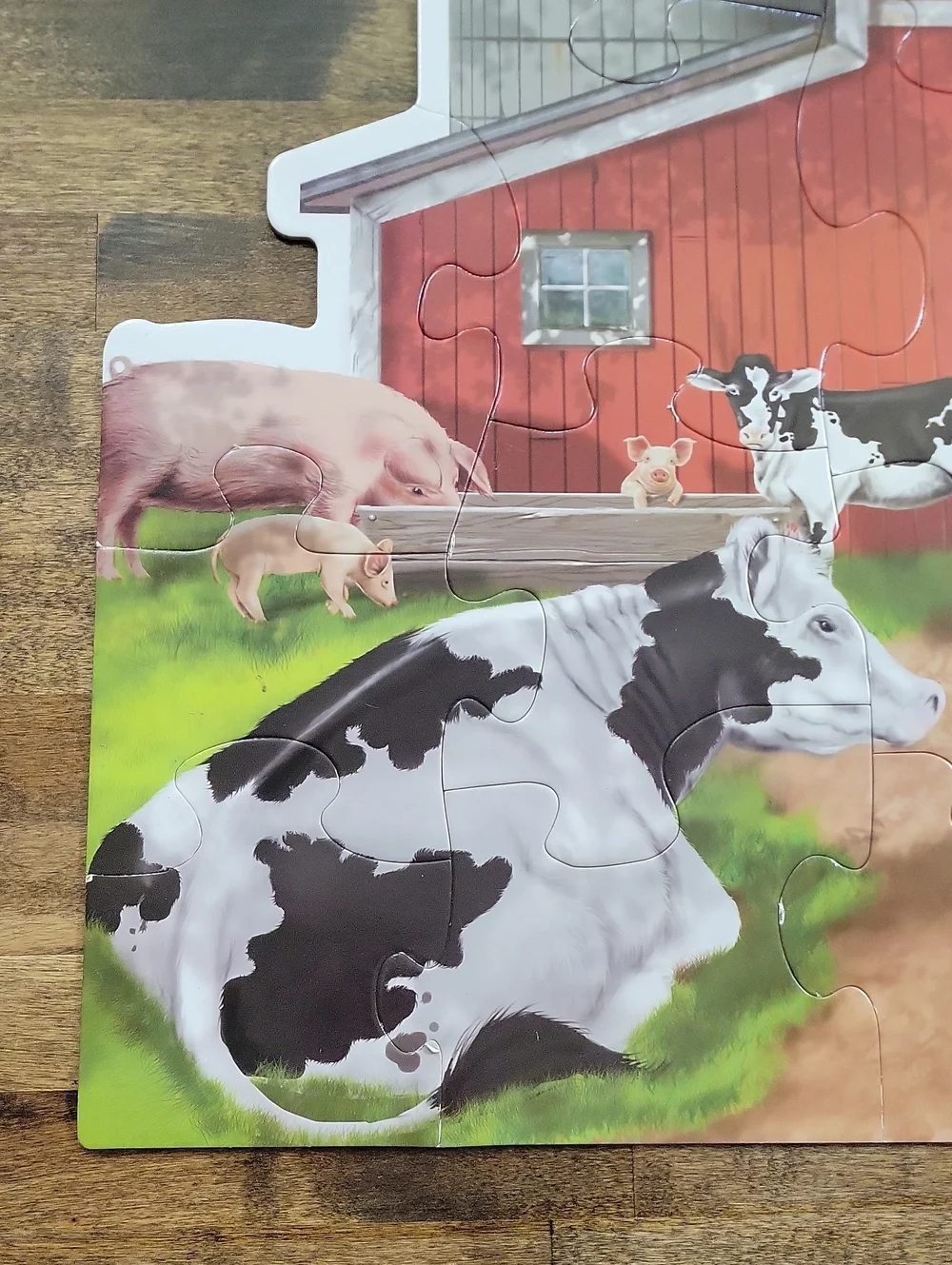 Melissa & Doug Red Barn Farm Puzzle with Blue Sky 3ftx2ft Ages 3+